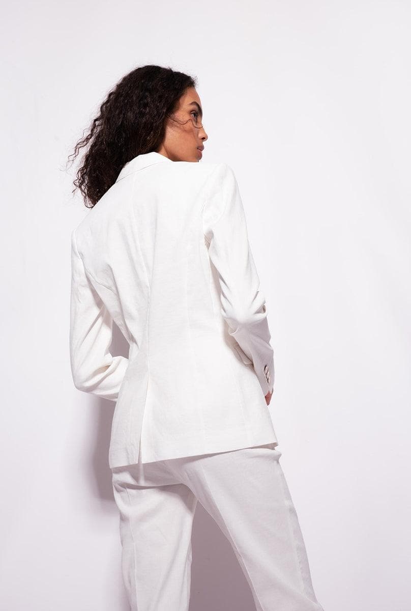 Blazer monopetto in lino - Vittorio Citro Boutique