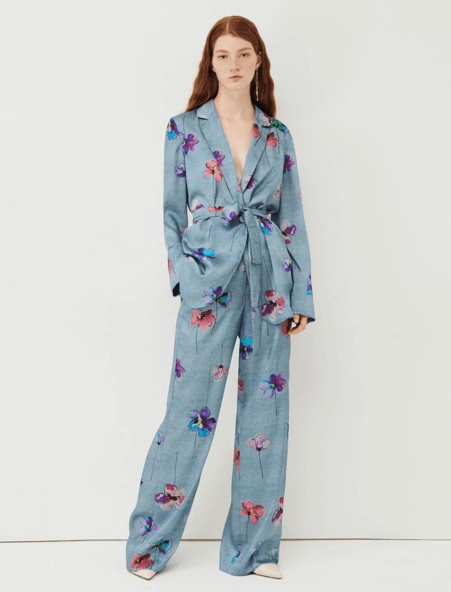 Blazer in twill a fantasia - Vittorio Citro Boutique