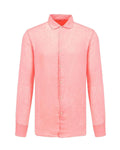 Camicia uomo in lino arancione fluo-Camicie-Mc2 Saint Barth-Vittorio Citro Boutique