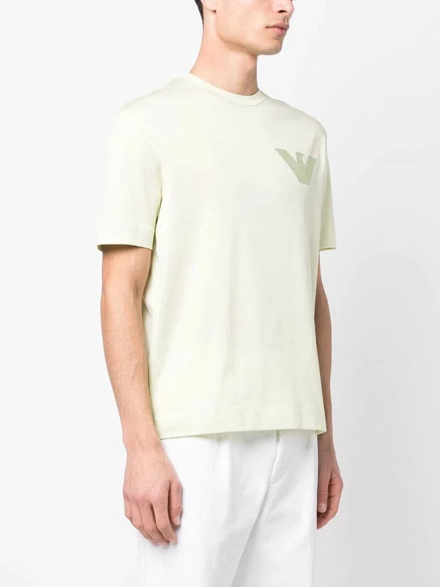 T-shirt in cotone logo ricamato - Vittorio Citro Boutique