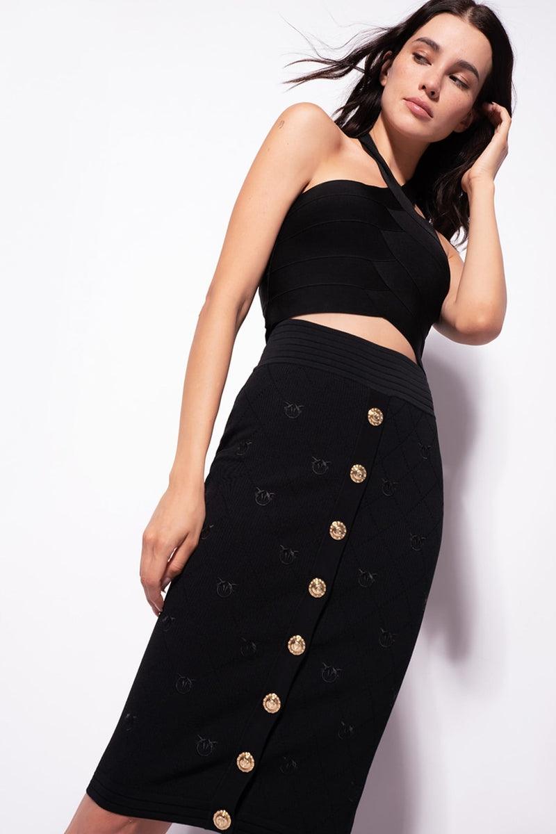 Gonna jacquard love birds - Vittorio Citro Boutique