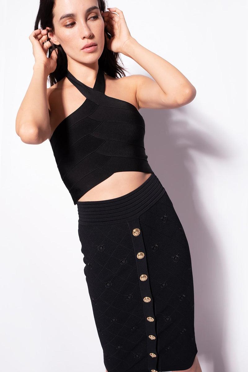 Gonna jacquard love birds - Vittorio Citro Boutique