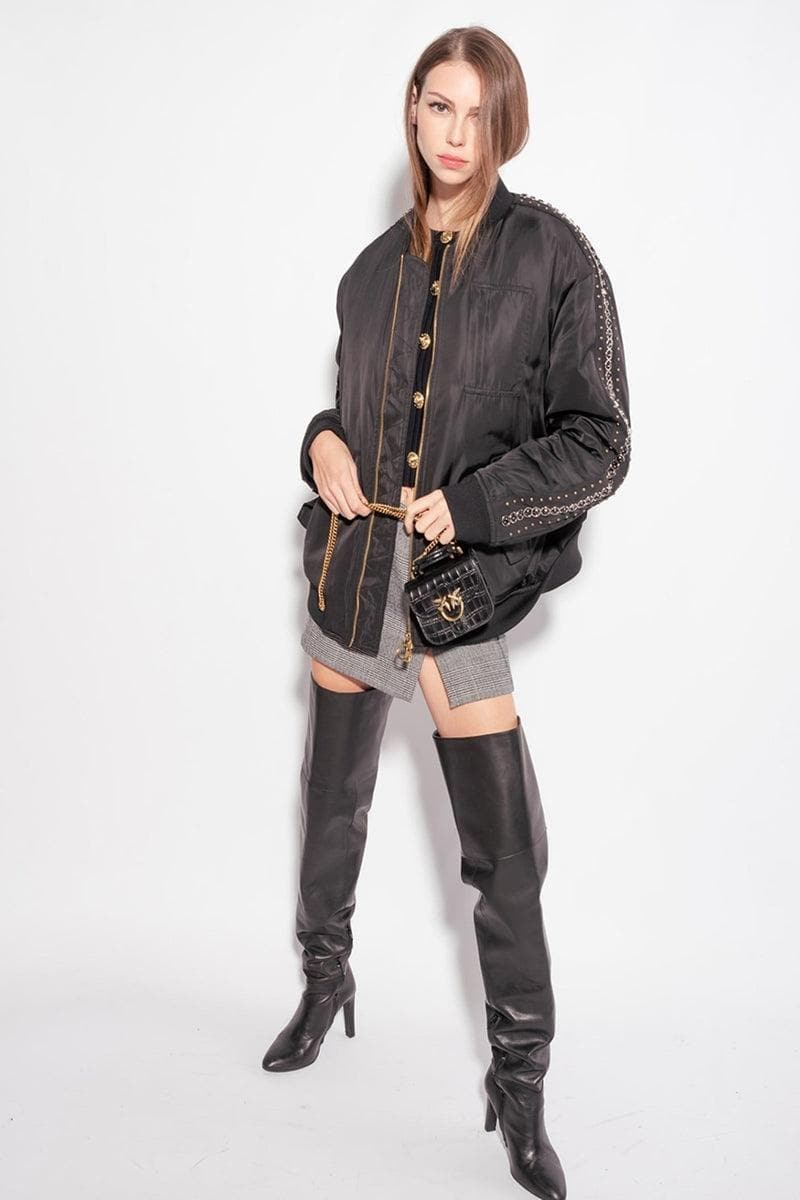 Cardigan corto jacquard love birds - Vittorio Citro Boutique