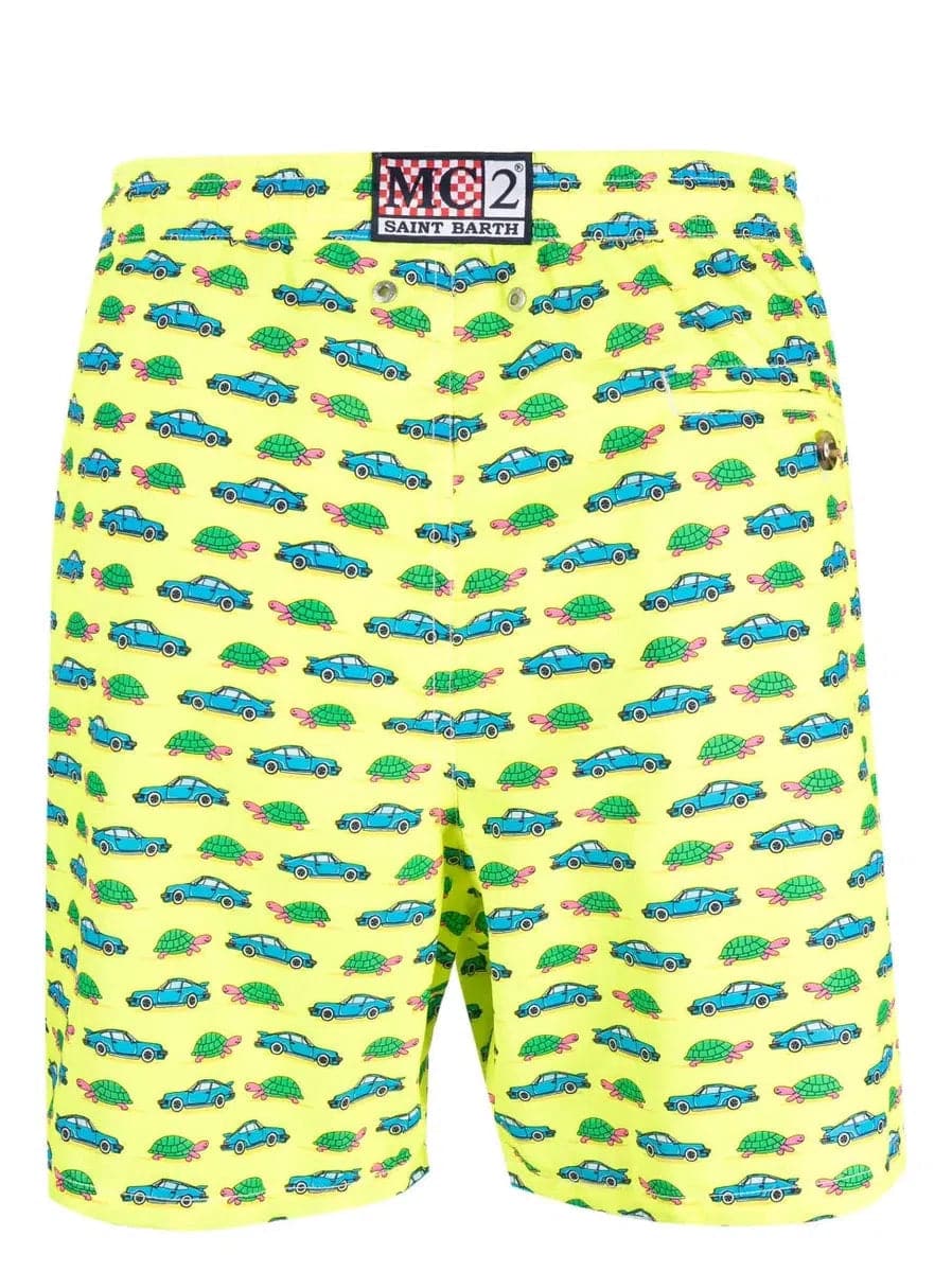 Costume da bagno con stampa speed-Costumi da bagno-Mc2 Saint Barth-Vittorio Citro Boutique