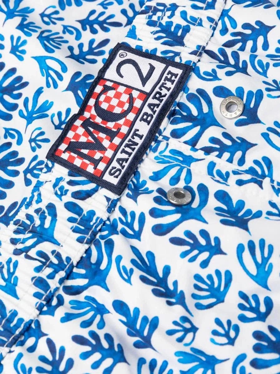 pantaloncini da bagno con stampa grafica-Costumi da bagno-Mc2 Saint Barth-Vittorio Citro Boutique