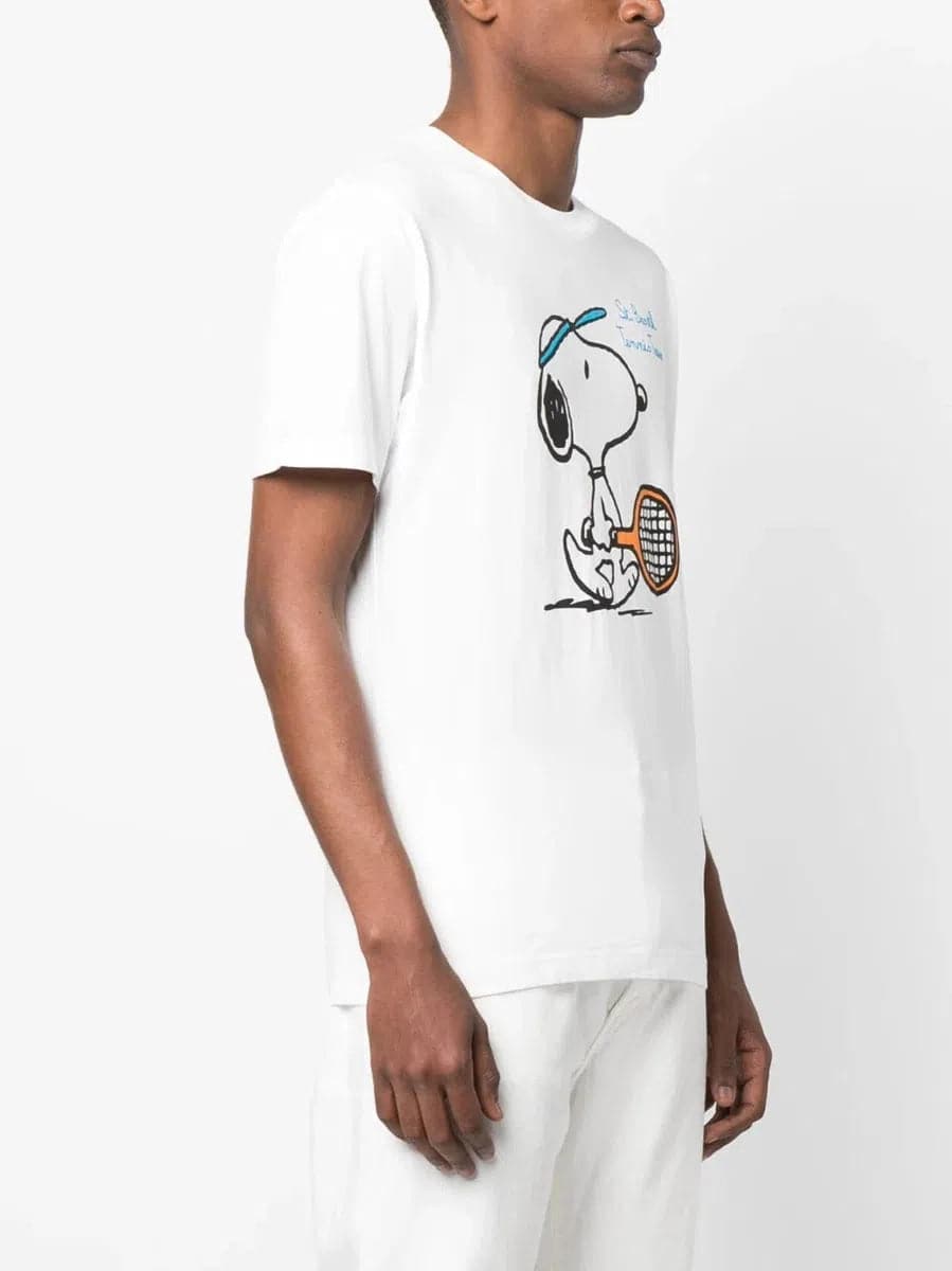 T-shirt Snoopy Tennis Club-T-shirt-Mc2 Saint Barth-Vittorio Citro Boutique
