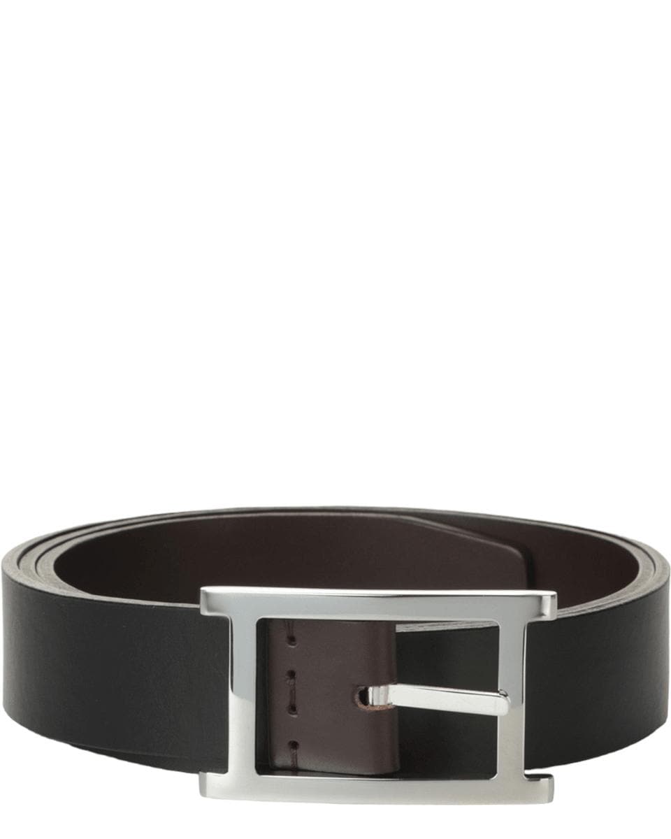 Cintura monaco double b in pelle 3 cm - Vittorio Citro Boutique