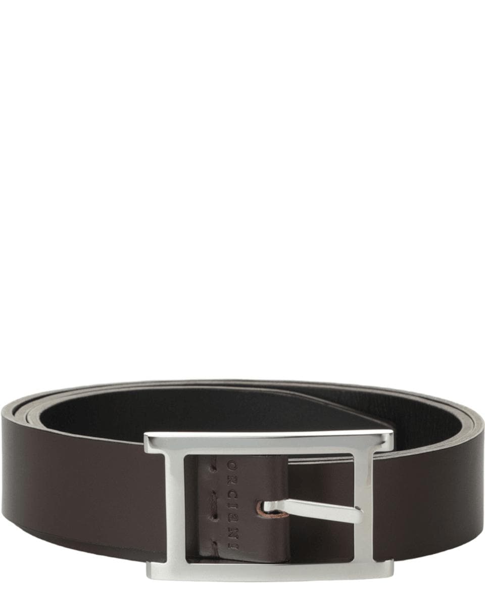 Cintura monaco double b in pelle 3 cm - Vittorio Citro Boutique