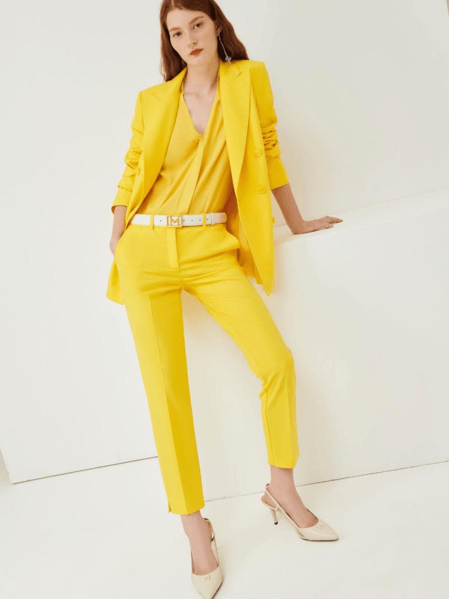 Pantaloni slim in tela stretch - Vittorio Citro Boutique