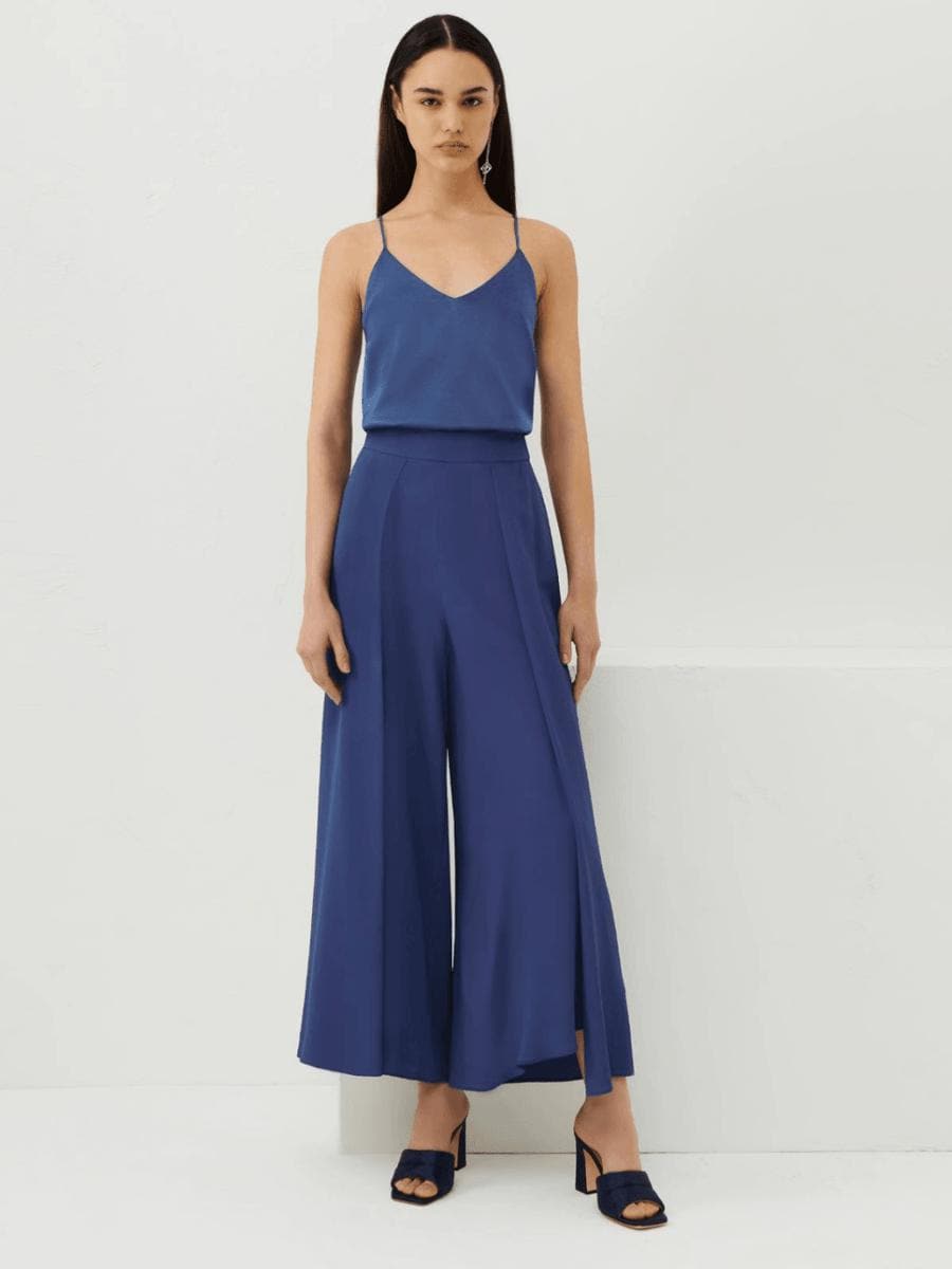 Pantaloni in crêpe de Chine misto seta - Vittorio Citro Boutique