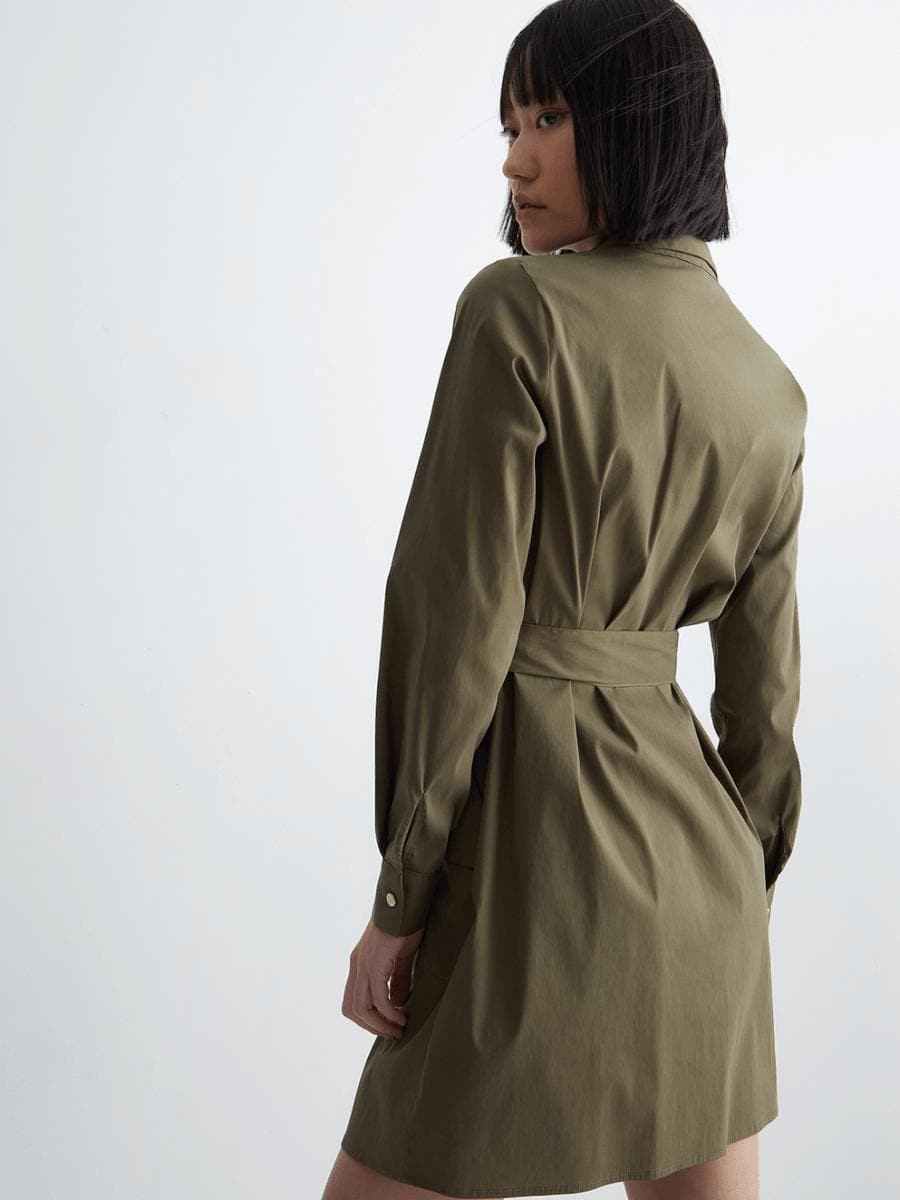 Vestito chemisier in popeline - Vittorio Citro Boutique