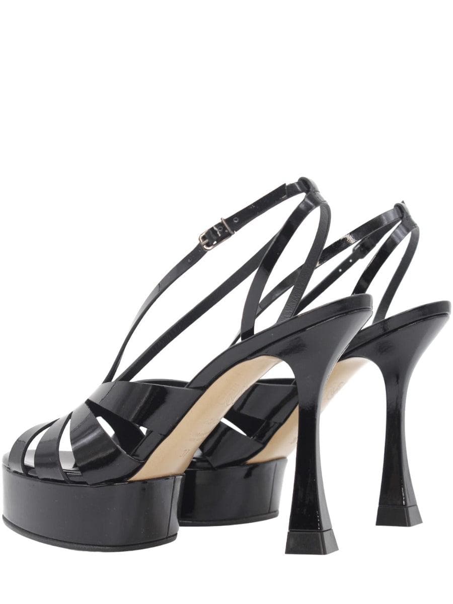 Sandalo tiffany nero - Vittorio Citro Boutique