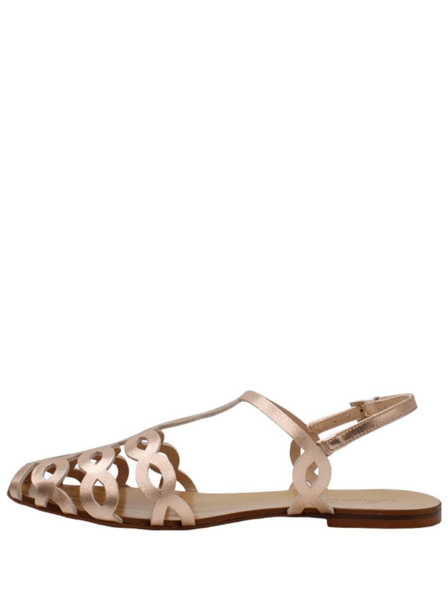 Mules basso in pelle laminata - Vittorio Citro Boutique