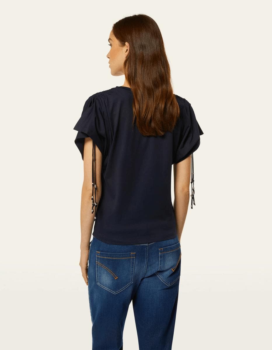 T-shirt girocollo in jersey - Vittorio Citro Boutique