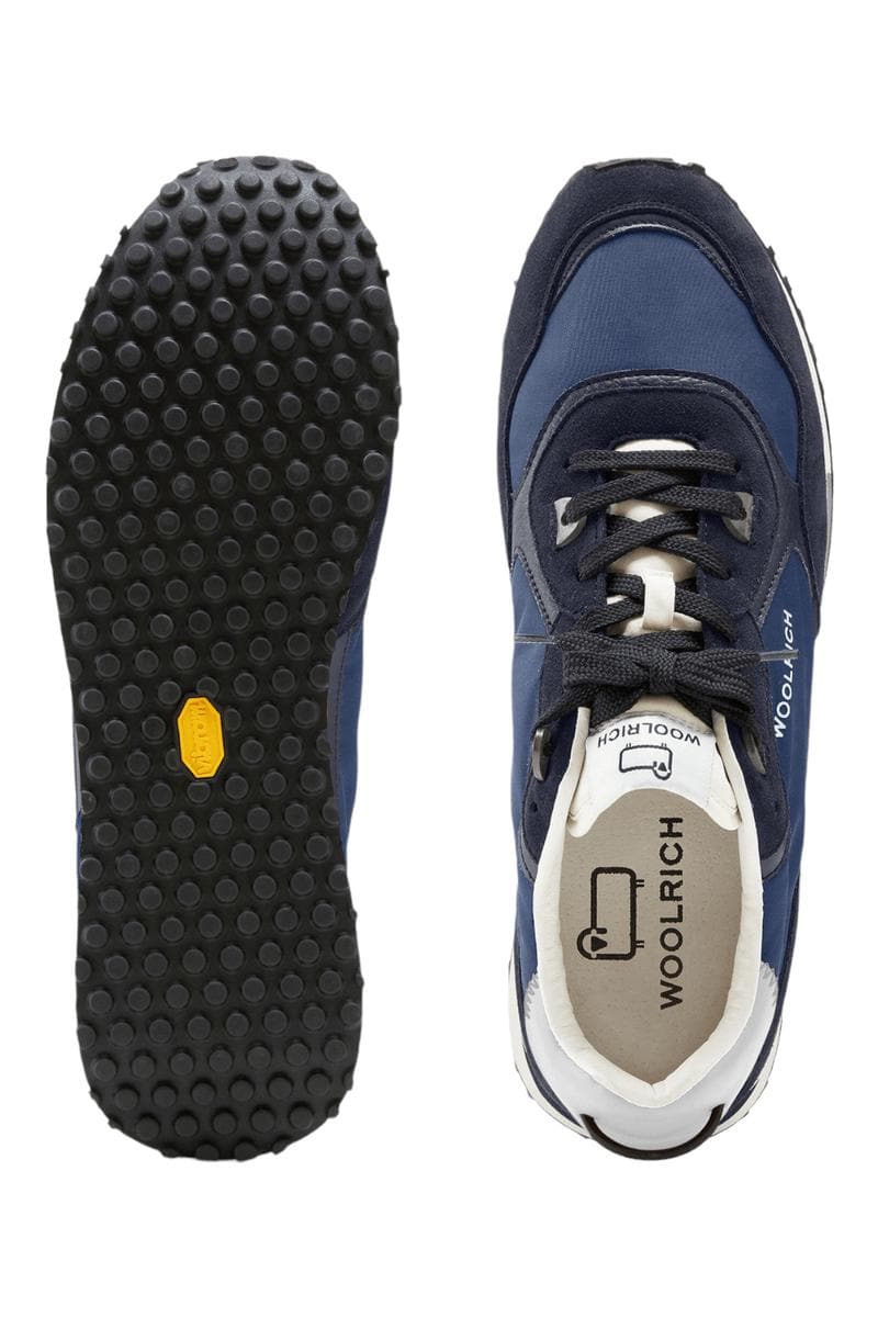 Sneakers Retro in pelle con dettagli in nylon - Vittorio Citro Boutique