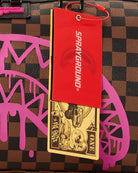 Pink drip brown check mini duffle - Vittorio Citro Boutique
