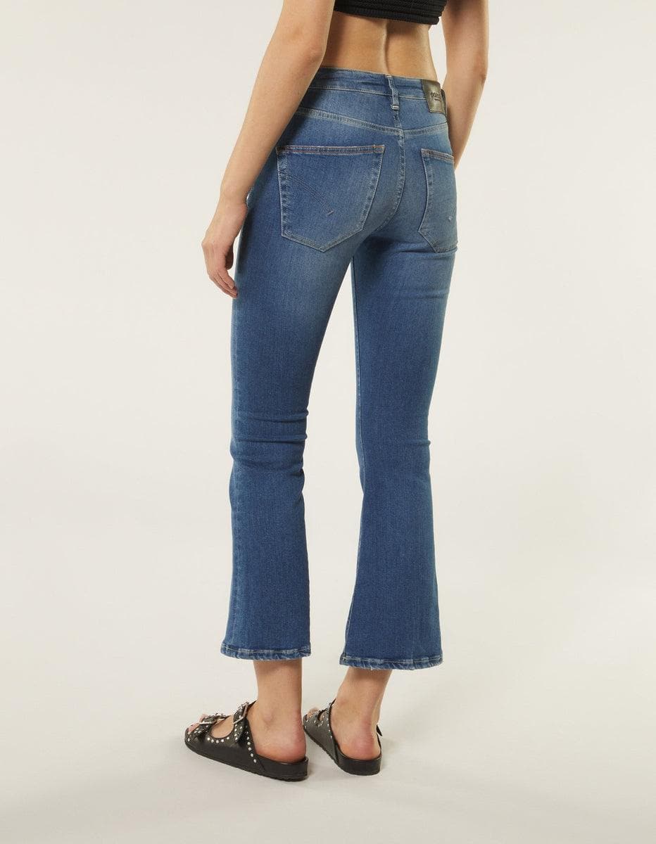 Jeans Mandy super skinny bootcut in denim stretch - Vittorio Citro Boutique