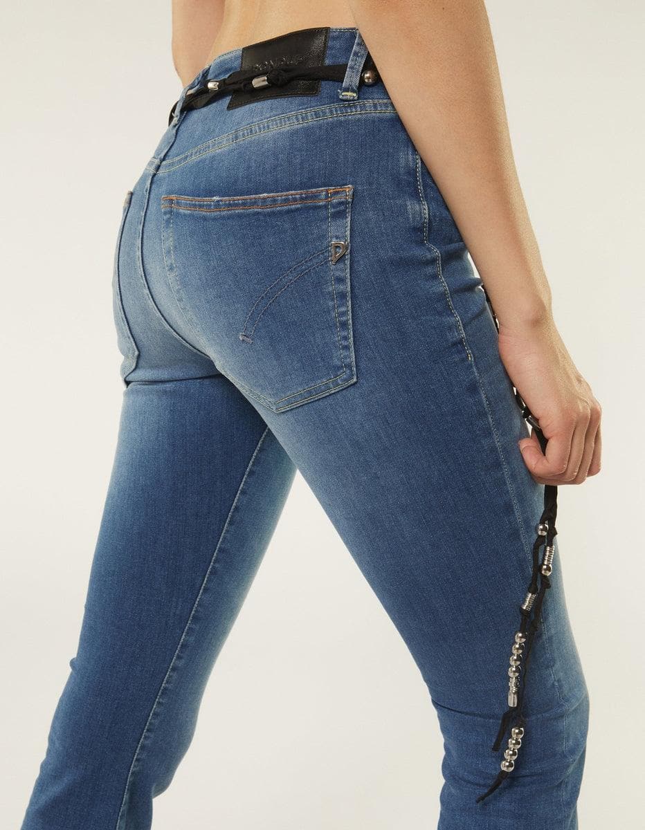 Jeans Mandy super skinny bootcut in denim stretch - Vittorio Citro Boutique