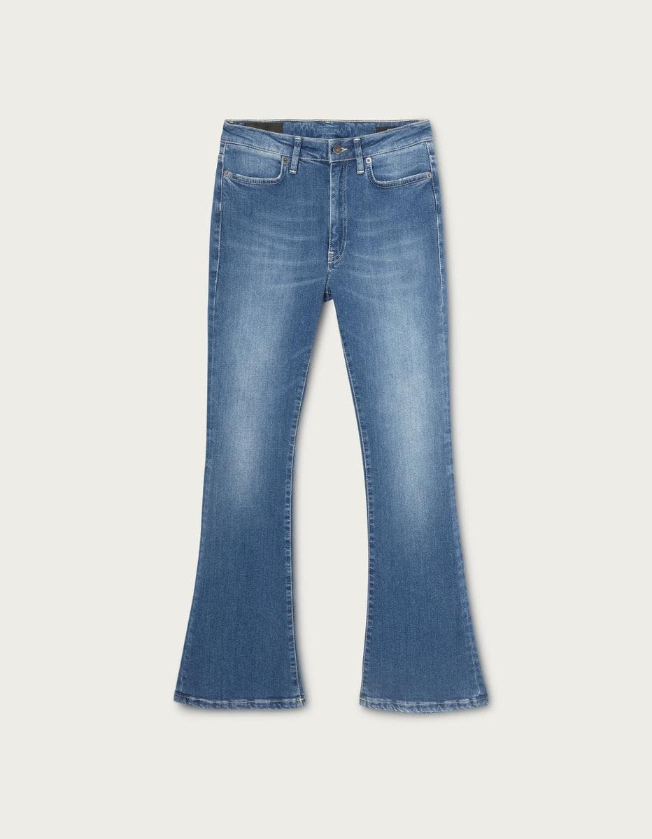 Jeans Mandy super skinny bootcut in denim stretch - Vittorio Citro Boutique