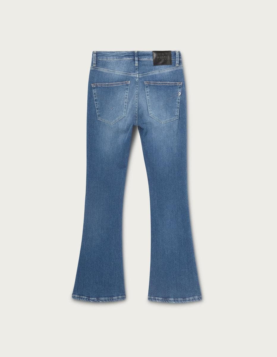 Jeans Mandy super skinny bootcut in denim stretch - Vittorio Citro Boutique