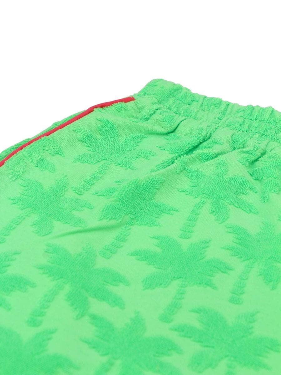 Pantaloni corti donna in spugna con palme-Shorts-Mc2 Saint Barth-Vittorio Citro Boutique