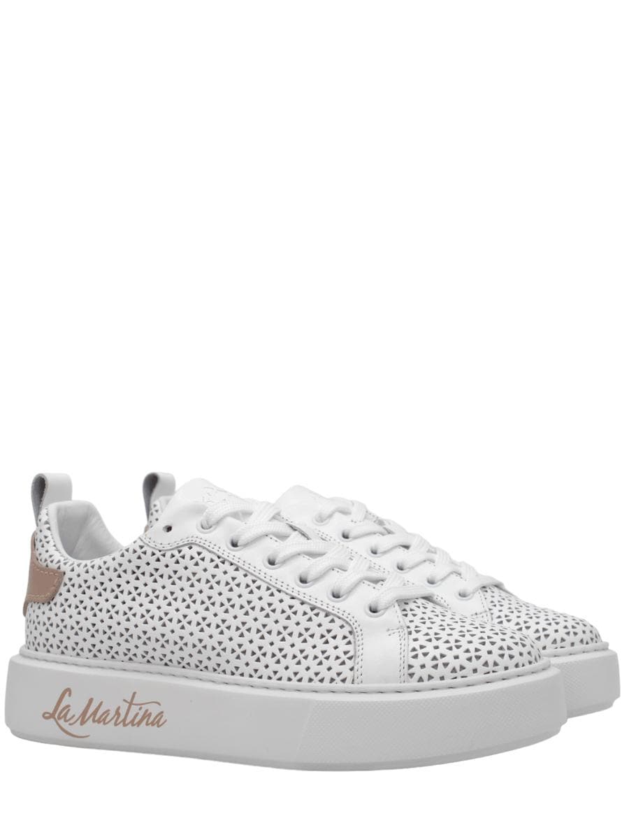 Sneakers in pelle traforata - Vittorio Citro Boutique