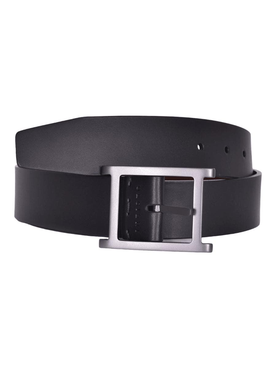 Cintura Monaco Double B in pelle 3,5 cm - Vittorio Citro Boutique