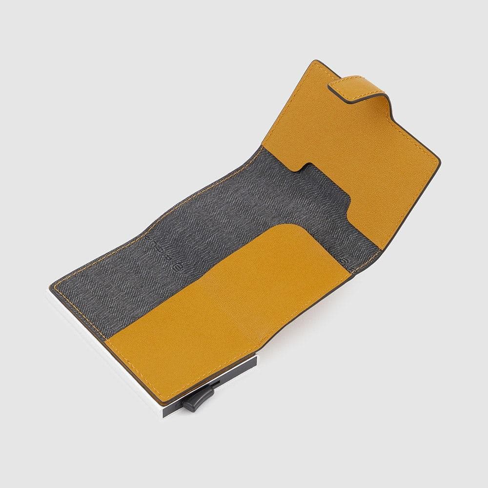 Porta carte di credito in metallo Black Square - Vittorio Citro Boutique