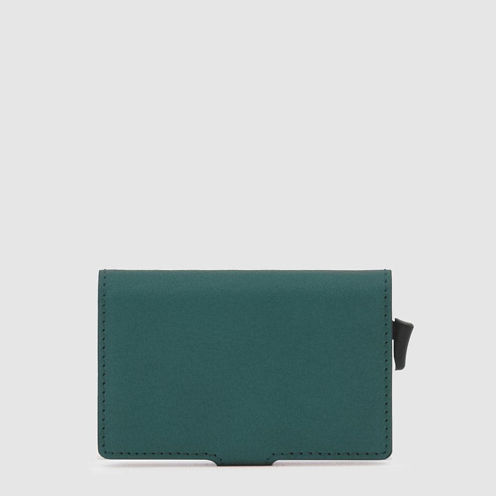 Porta carte di credito in metallo Black Square - Vittorio Citro Boutique