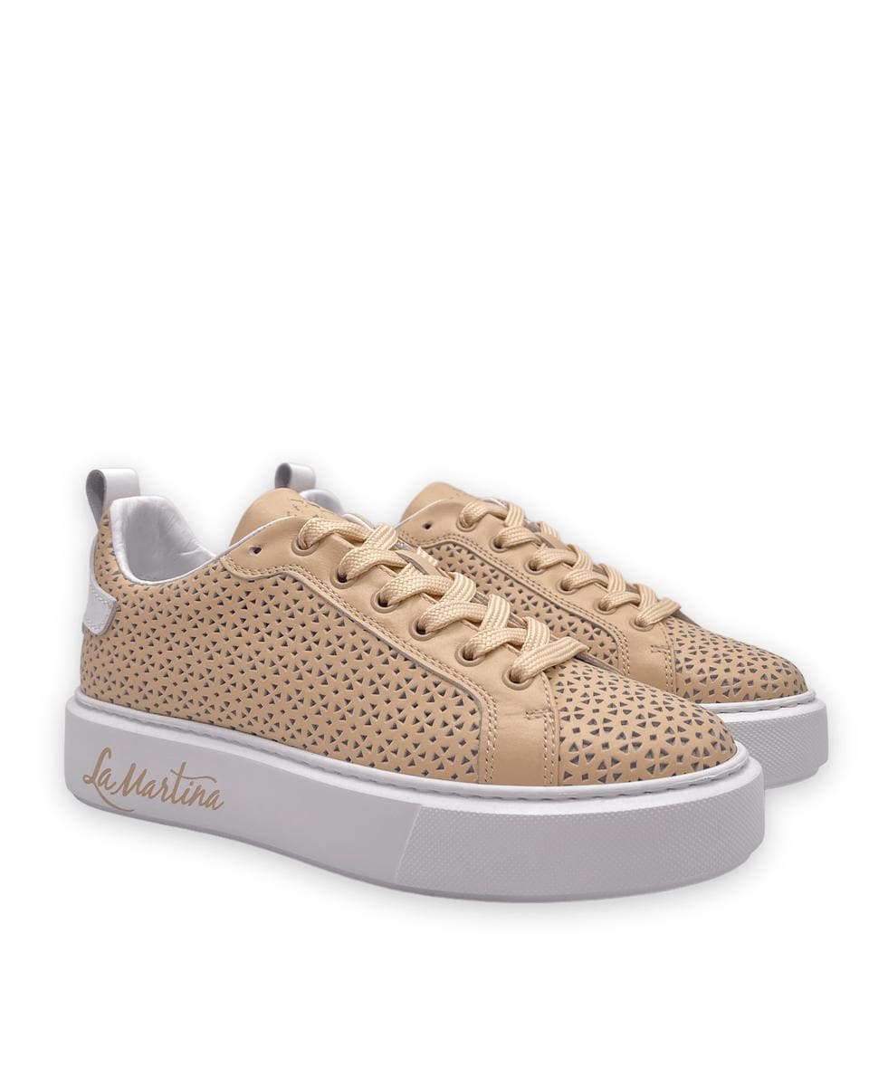 Sneakers in pelle traforata - Vittorio Citro Boutique