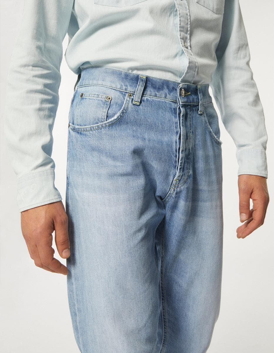 Jeans Dian carrot in denim fisso - Vittorio Citro Boutique