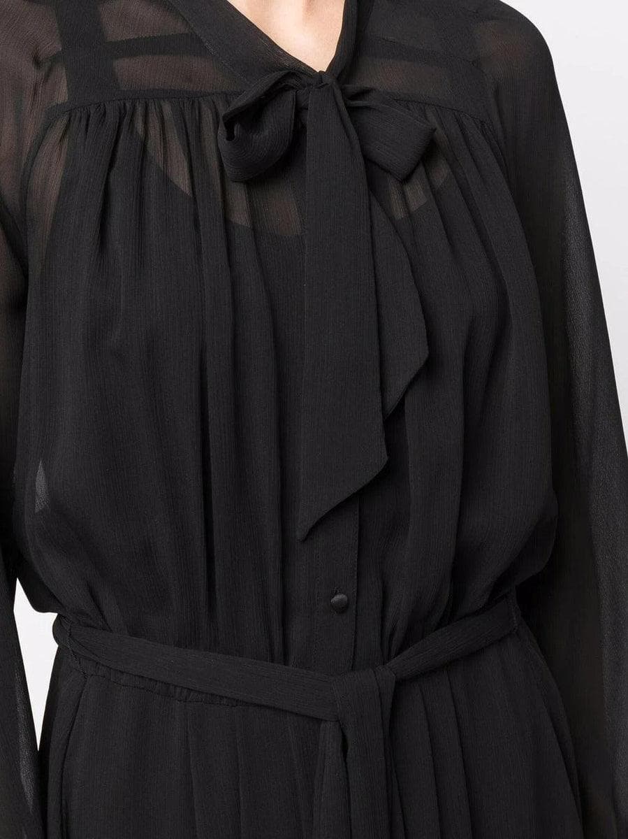 EMPORIO ARMANI - Abito corto con dettagli a strati - Vittorio Citro Boutique