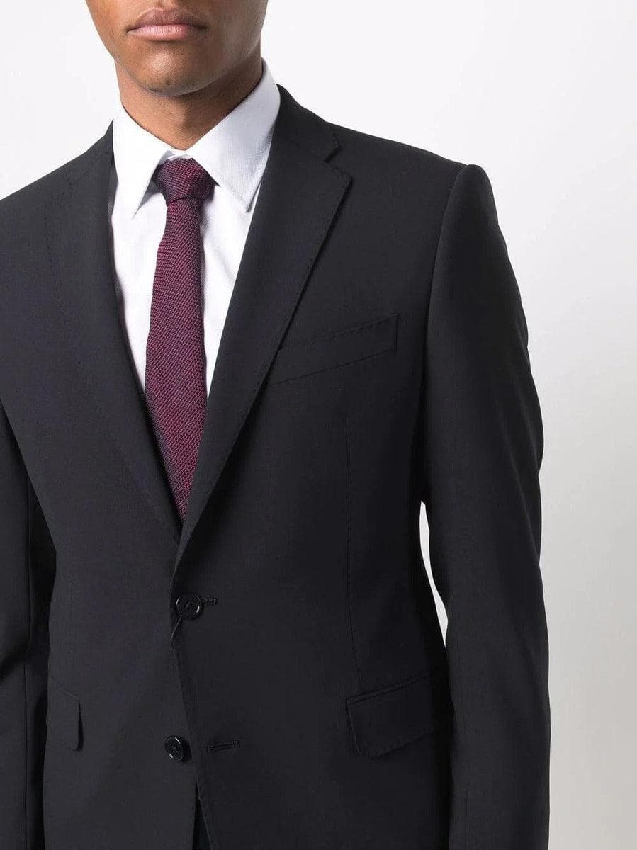 EMPORIO ARMANI - Abito monopetto slim fit in tela fresco lana stretch - Vittorio Citro Boutique