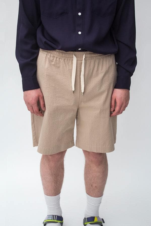 C.9.3 - Bermuda da pista in seersucker - Vittorio Citro Boutique