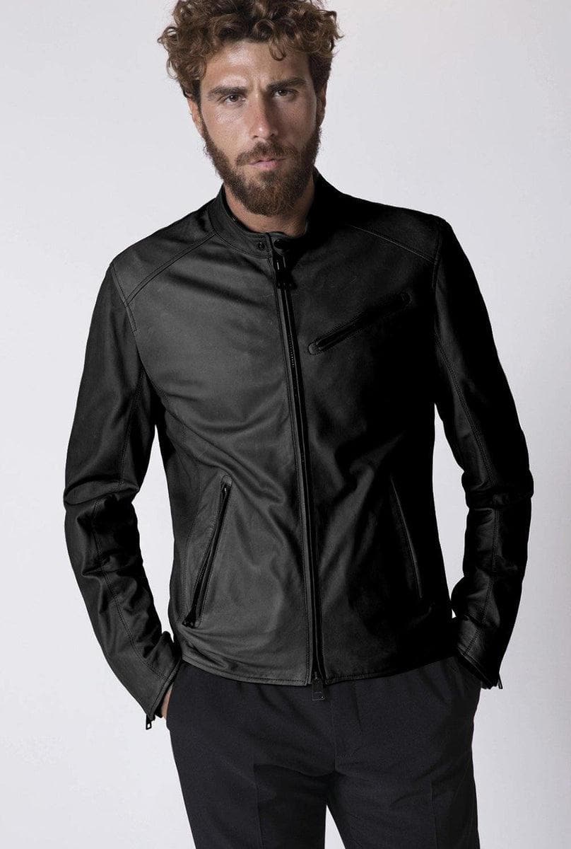 GALLOTTI - Biker in morbida nappa - Vittorio Citro Boutique