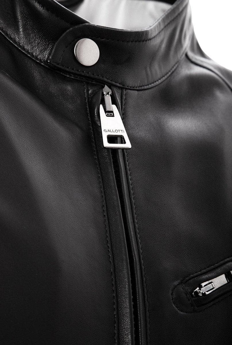 GALLOTTI - Biker in morbida nappa - Vittorio Citro Boutique