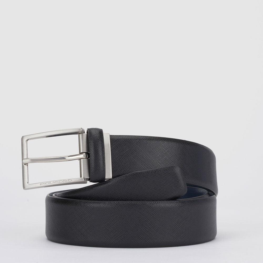 PIQUADRO - Cintura uomo reversibile con fibbia ad ardiglione - Vittorio Citro Boutique