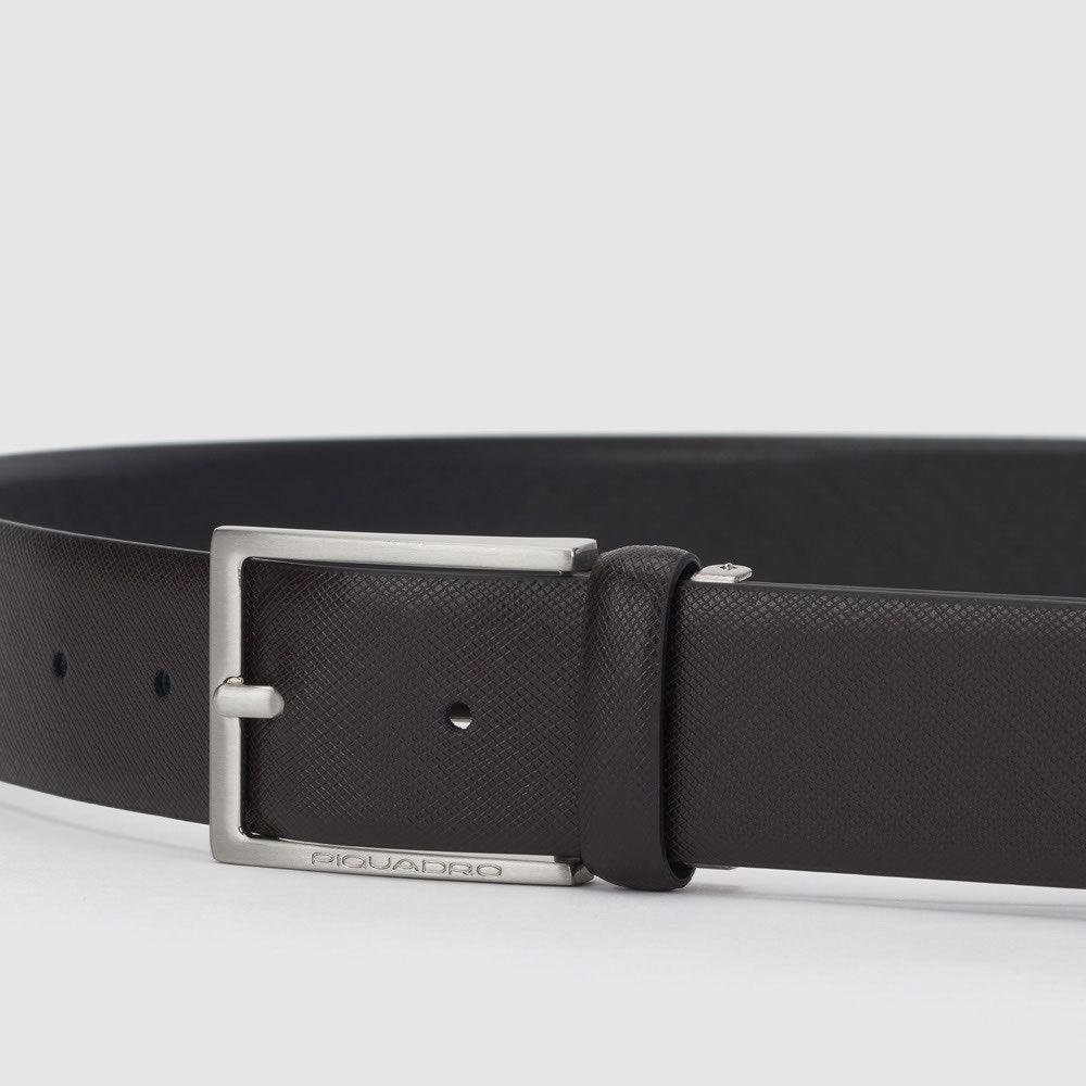 PIQUADRO - Cintura uomo reversibile con fibbia ad ardiglione - Vittorio Citro Boutique