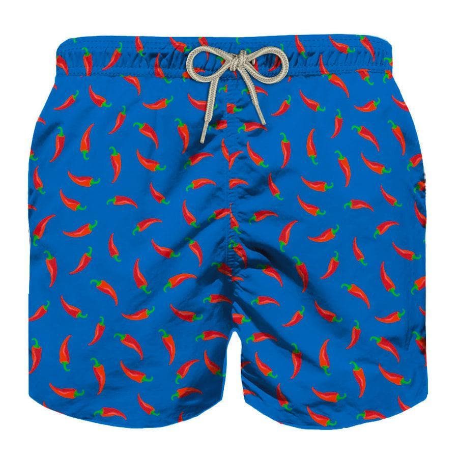 MC2 SAINT BARTH - Costume mare tessuto leggero stampa peperoncini - Vittorio Citro Boutique