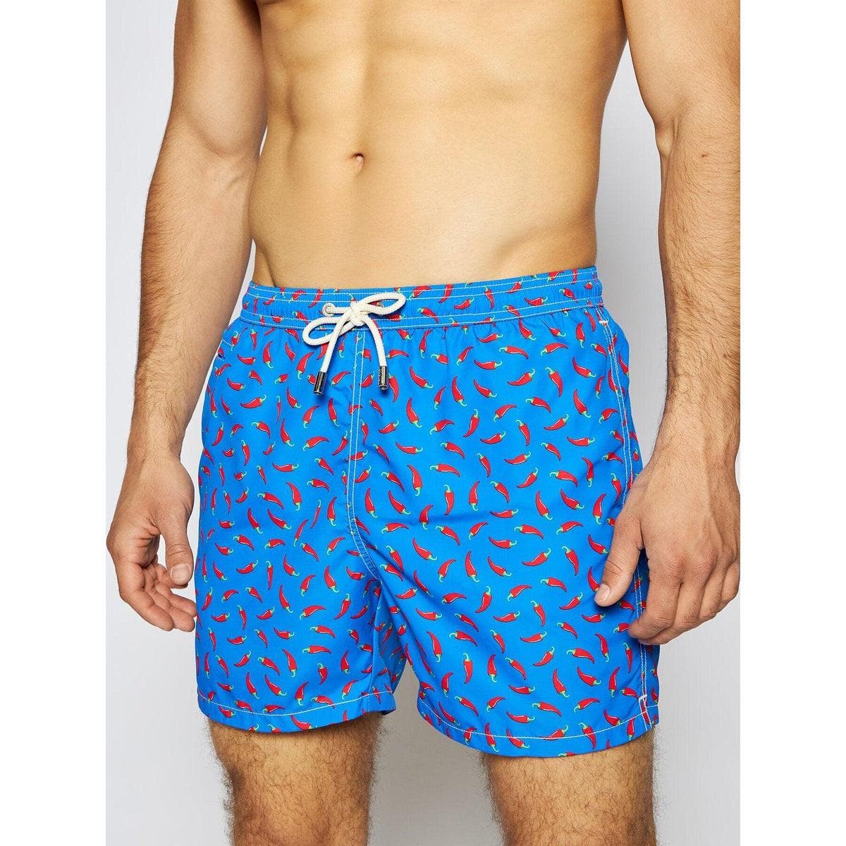 MC2 SAINT BARTH - Costume mare tessuto leggero stampa peperoncini - Vittorio Citro Boutique