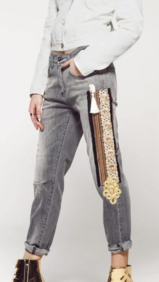 REVISE BLUE VIBES - Denim con passamaneria - Vittorio Citro Boutique