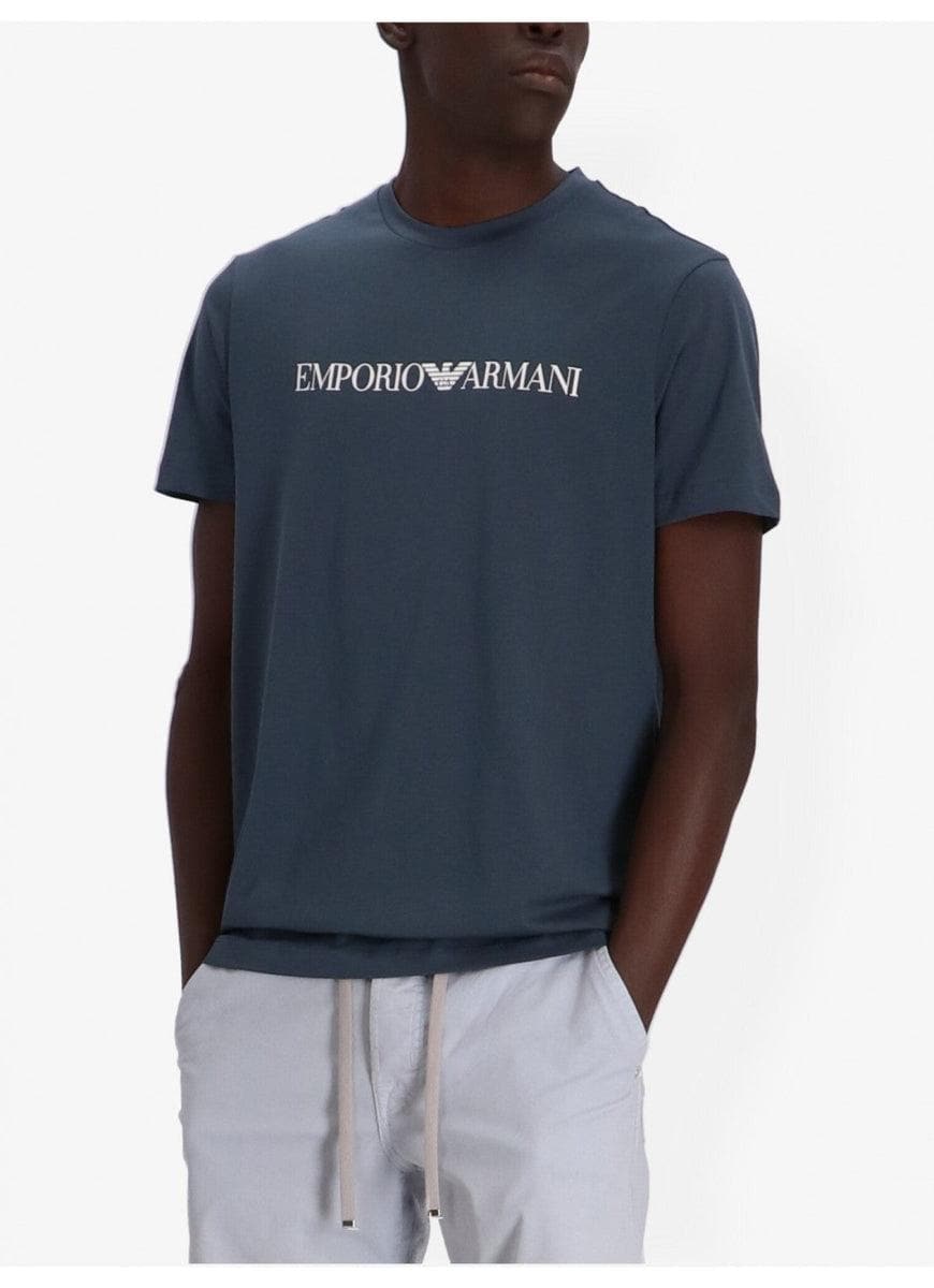 T-shirt in jersey Pima con stampa logo - Vittorio Citro Boutique