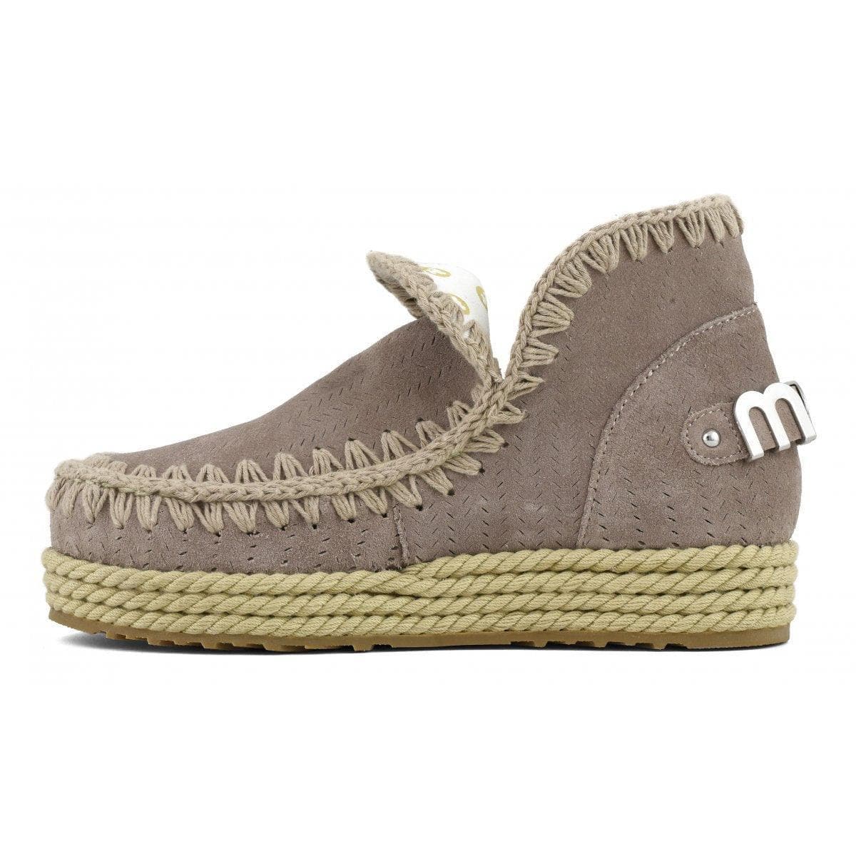 MOU - eskimo 18 jute metal logo - Vittorio Citro Boutique