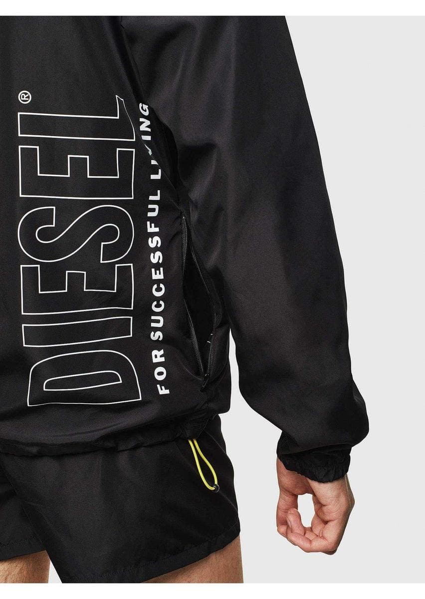 DIESEL - Giacca a vento ripiegabile con logo - Vittorio Citro Boutique