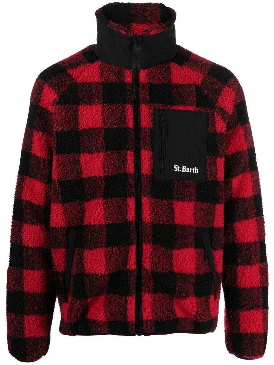 Giacca Sherpa con ricamo St. Barth - Vittorio Citro Boutique