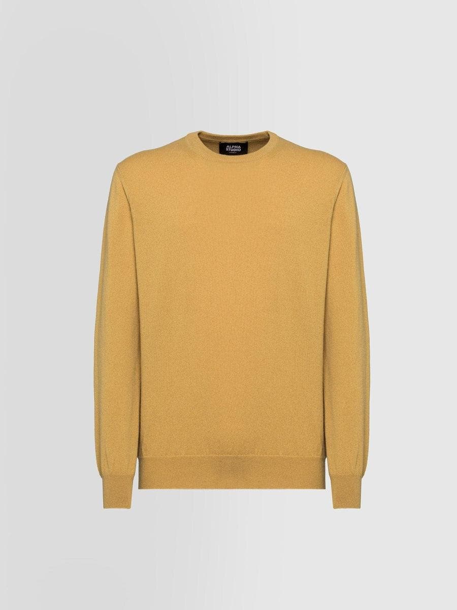 ALPHA STUDIO - GIROCOLLO BASIC IN CASHMERE - Vittorio Citro Boutique