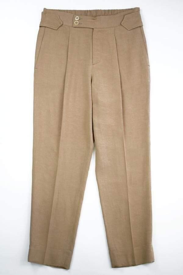 C.9.3 - High top linen trousers - Vittorio Citro Boutique