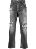 PT TORINO - Jeans cropped effetto consumato - Vittorio Citro Boutique