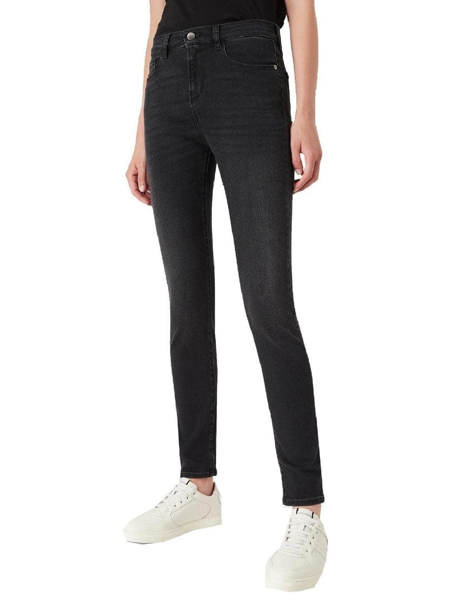 Jeans J20 high waist super skinny leg in denim tencel stretch - Vittorio Citro Boutique