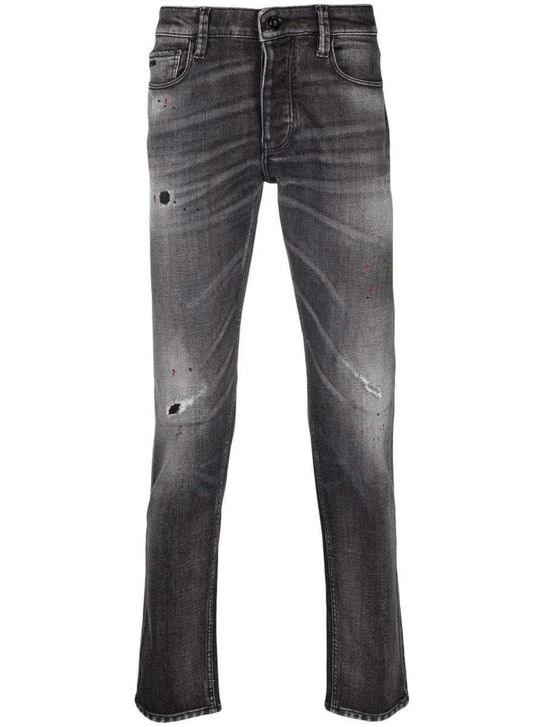 EMPORIO ARMANI - Jeans skinny con effetto vissuto - Vittorio Citro Boutique